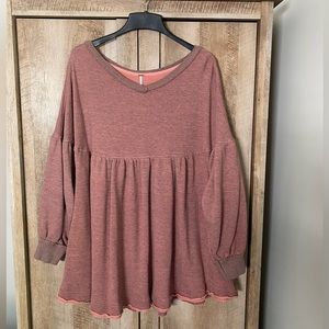 FREE PEOPLE Prudence Pullover Sweatshirt Dress